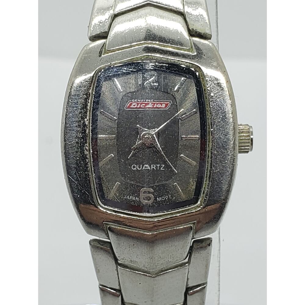 Genuine Dickies Women's watch, LDX667WMP 237. Square silver face